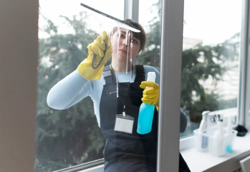 Nettoyage de vitres intérieures et extérieures à Saint-Pierre-la-Garenne